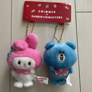 마이멜로디 산리오 SWIMMER 마스코트 홀더 세트 스위머