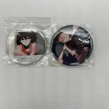 종말 이야기 캔뱃지 세트 2개 오시노 오우기