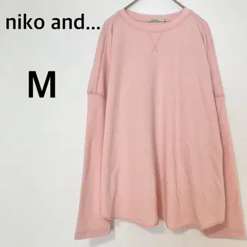니코앤드 niko and - 긴팔 티셔츠 [ M ] 루즈핏 무지 돌려입기