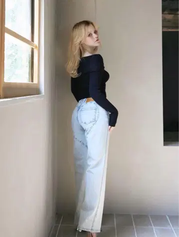 ANDMARY Heart hip denim