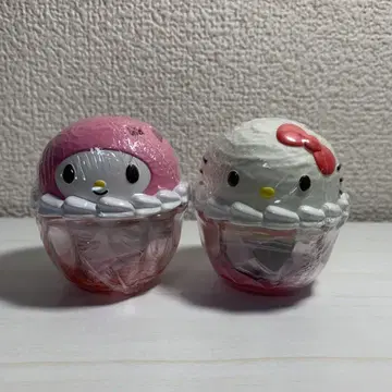 산리오 스위트 케이스 키티 마이멜로디 (가챠가챠) 2개 세트