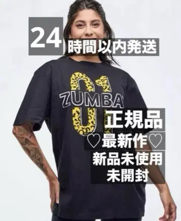 정품 최신작 미사용 새상품 미개봉 ZUMBA T셔츠 블랙
