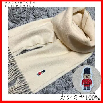 MACKINTOSH PHILOSOPHY 캐시미어 100% 머플러 베어