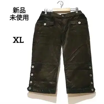 새상품 미사용 하프 팬츠 크롭 팬츠 코듀로이 XL