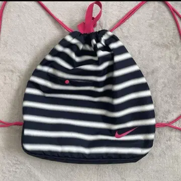 NIKE 스트라이프 드로우 스트링 백 90s~00s