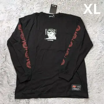 새상품 택 포함 바키 렛카이오 이타가키 케이스케 롱t XL 블랙