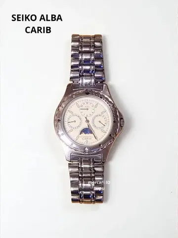 SEIKO ALBA CARIB 문페이즈 V33F-6B20 새상품 배터리