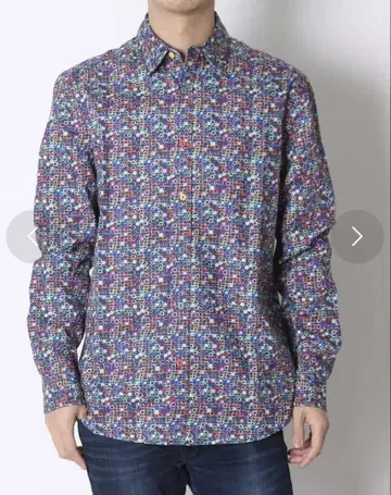 Desigual 데시구알 도트 무늬 긴팔 셔츠 XXL 사이즈