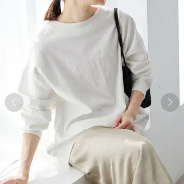 24SS SLOBE IENA LE METRO 맨투맨 화이트