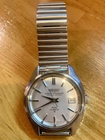 SEIKO KS 하이비트 손목시계 실버