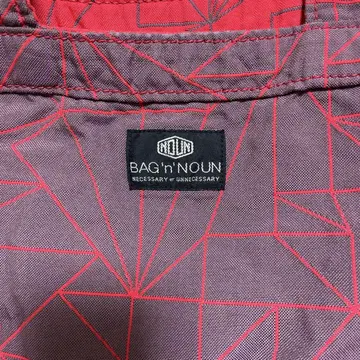 제조 중지 BAG'n'NOUN 기하학 패턴 토트백