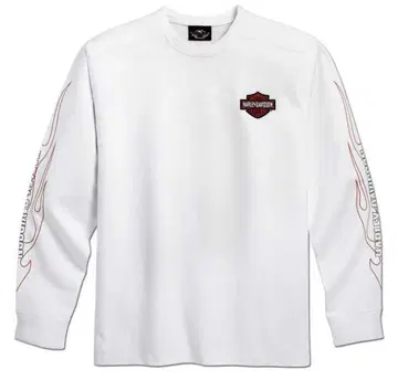 하자품으로 인한 가격 대폭 인하 할리데이비슨 롱 슬리브 티셔츠 M 사이즈