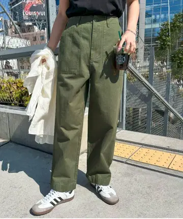 베이커 팬츠 카키 L