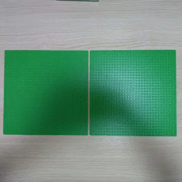 LEGO 그린 컬러 플레이트 2개 세트