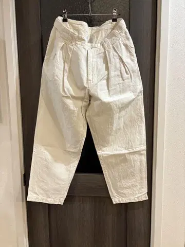 네스트로브 nest robe 코튼 린넨 팬츠 화이트