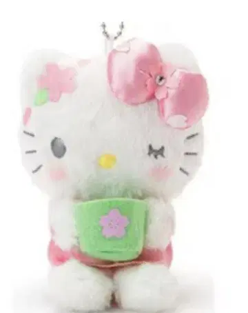 산리오 Sanrio 꽃놀이 마스코트 홀더 헬로키티 벚꽃