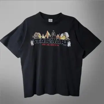 90s 스타 워즈 빈티지 T셔츠 블랙 XL