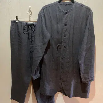 블라스브람 린넨 다크 그레이 셋업
