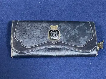5009 ANNA SUI 안나수이 장지갑 롱 지갑 꽃무늬 블랙