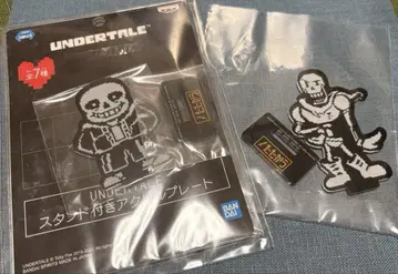 UNDERTALE 스탠드 포함 아크릴 플레이트 2종 세트