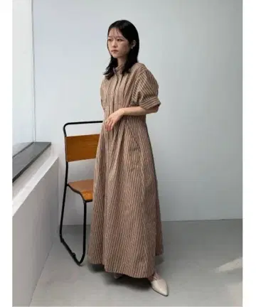 미사용 새상품 STYLEMIXER 린넨믹스 셔츠 원피스