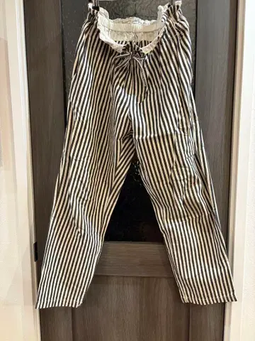 네스트로브 nest robe 코튼 린넨 팬츠 스트라이프