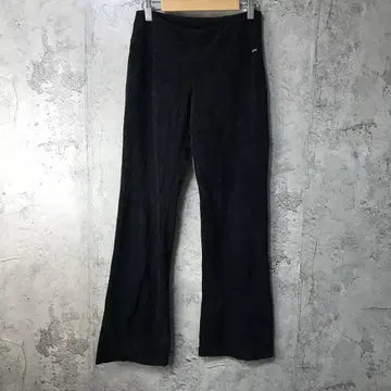 Y6046 구제 의류 무지 팬츠 파자마 팬츠 블랙 90s Y2K