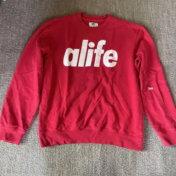alife 로고 맨투맨 빨간색