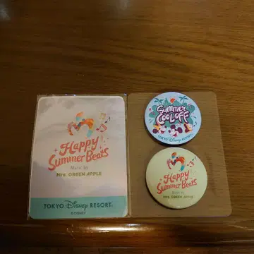 Happy Summer Beats 캔뱃지 세트