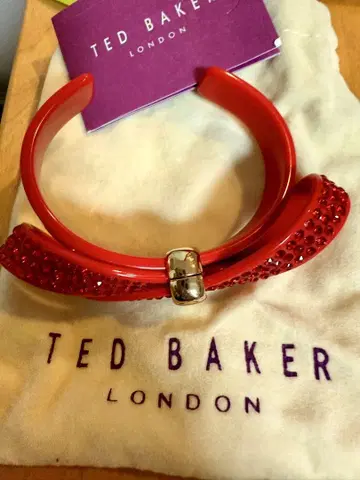 TED BAKER 리본형 뱅글 레드
