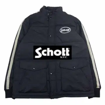 [ 거의 미사용 ] Schott 로고 와펜 레이싱 자켓 XL