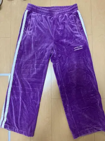 unknown 퍼플 스웨트 팬츠