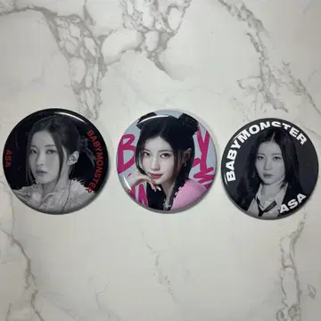 BABYMONSTER 아사 랜덤 캔뱃지