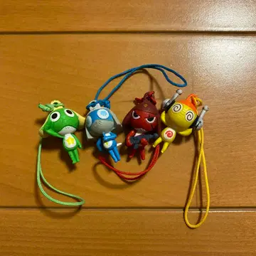 개구리 중사 케로로 샤프 스트랩 4개 세트