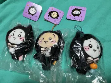 [정품 새상품만, 얼굴에 엄선] 치이카와 검은 고양이 마스코트 세트