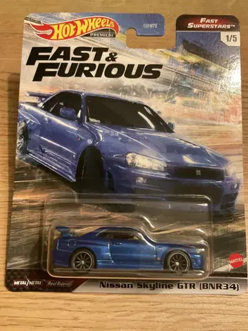 핫휠 와일드 스피드 닛산 스카이라인 GT-R BNR34