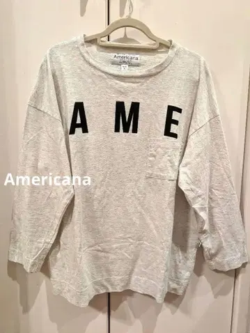 Americana AME 로고 T셔츠 그레이