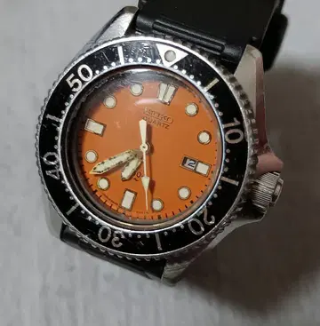 [작동품] SEIKO 손목시계 2625-0010 다이버즈 오렌지