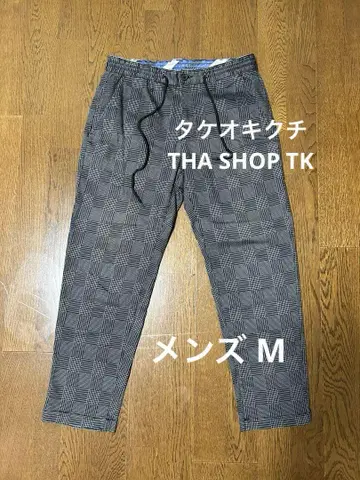 THA SHOP TK 체크 캐주얼 팬츠 남성용 M