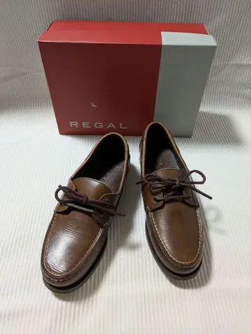 REGAL 브라운 가죽 로퍼