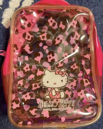 HELLO KITTY 핑크 레오파드 무늬 케이스