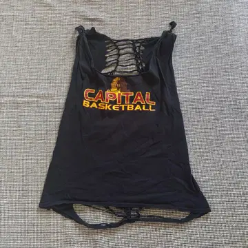 리메이크 디자인 탱크탑 CAPITAL BASKETBALL