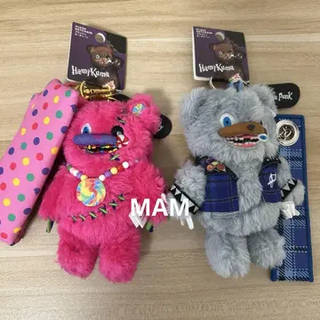 USJ 하미곰 캔디 스트랩 포함 마스코트 키체인 펑크