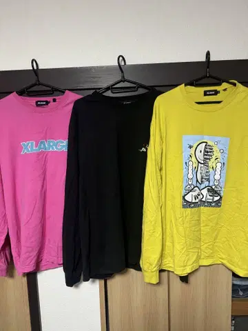 XLARGE 긴팔 티셔츠 3세트 XL