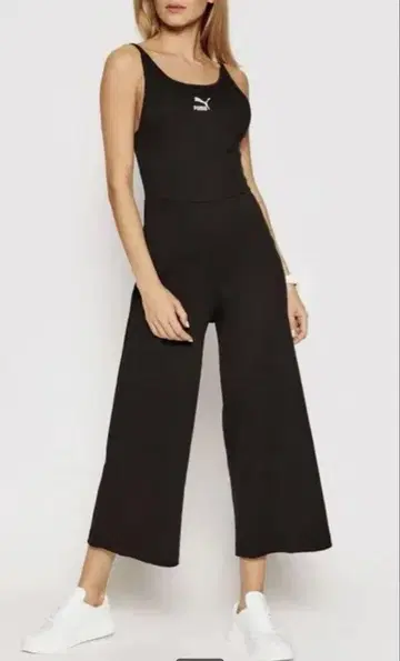 PUMA CLASSICS RIB JUMPSUIT BLACK