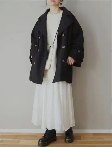 [ SUGAR BISKET ] 오버 사이즈 피 코트