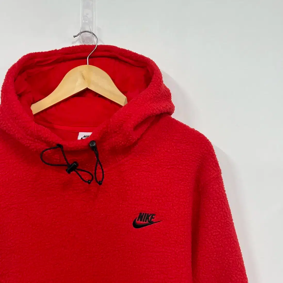 nike swoosh sherpa hoodie