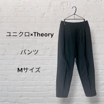 [ 새상품급 ] 유니클로 x Theory 팬츠 블랙 M 오피스 캐주얼