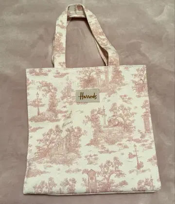 [새상품] Harrods 트와 드 주이 토트백 핑크 S사이즈