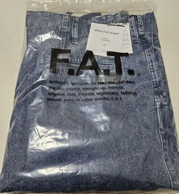 ACIDPHANT F.A.T. 블루 데님 팬츠